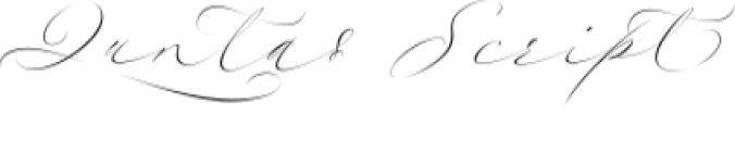 Quntas Script Font Preview