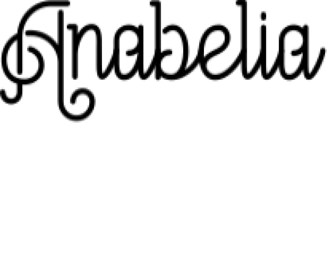 Anabelia Font Preview
