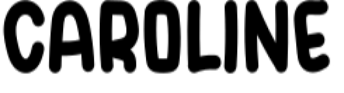 Caroline Font Preview