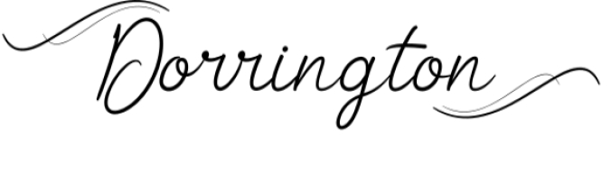 Dorrington Font Preview