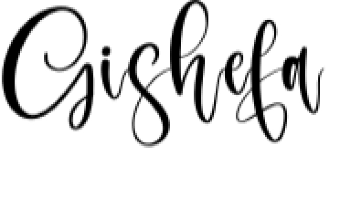 Gishefa Font Preview