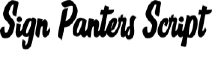 Sign Panthers Font Preview