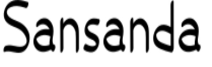 Sansanda Font Preview