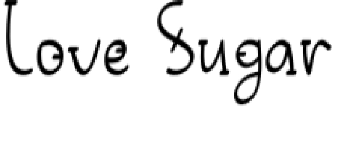 Love Sugar Font Preview