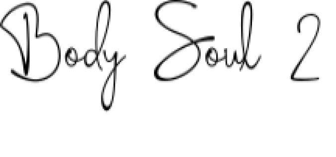 Body  Soul Font Preview