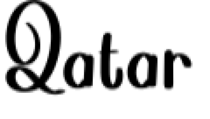Qatar Font Preview