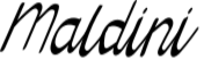 Maldini Font Preview
