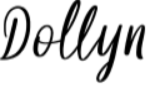 Dollyn Font Preview