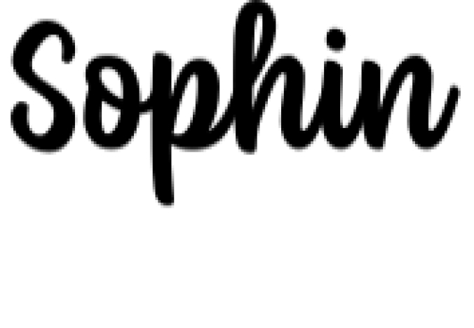 Sophin Font Preview