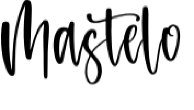 Mastelo Font Preview