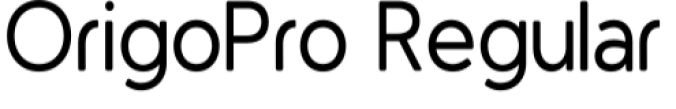 Origo Pro Font Preview