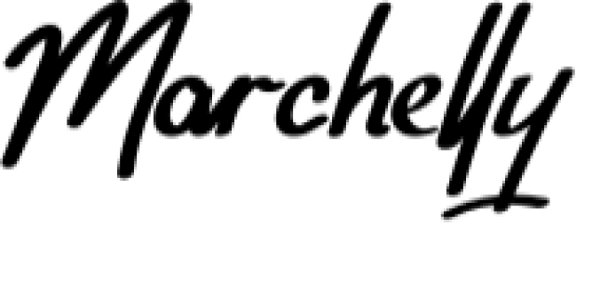 Marchelly Font Preview