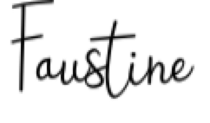 Faustine Font Preview