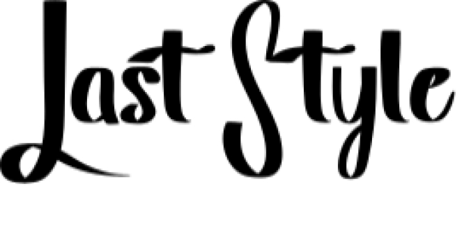 Last Style Font Preview