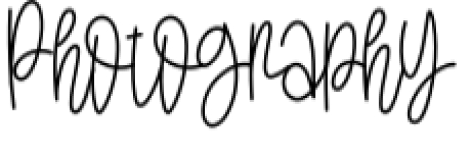Photography Font Preview