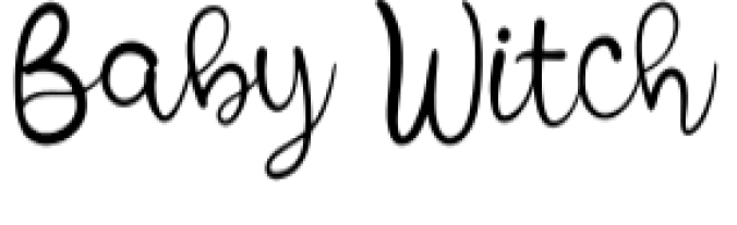 Baby Witch Font Preview