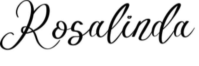 Rosalinda Font Preview