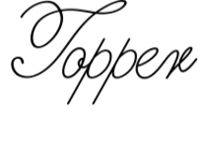 Topper Font Preview