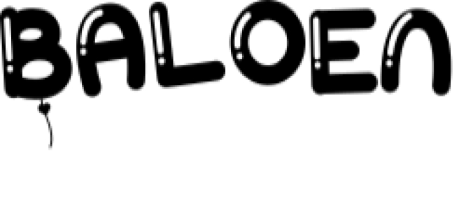 Baloen Font Preview