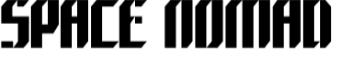 Space Nomad Font Preview