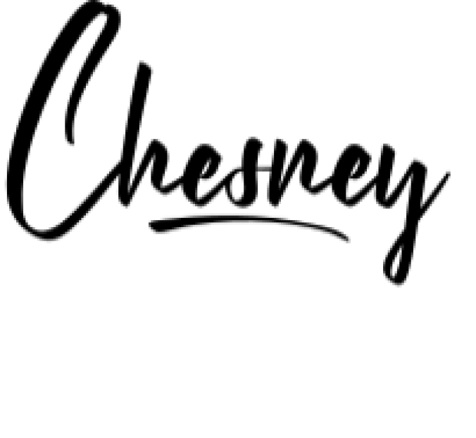 Chesney Font Preview