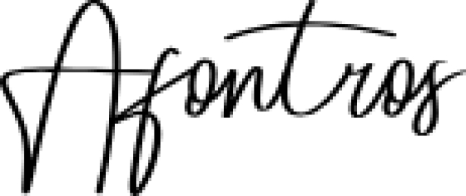 Afontros Font Preview