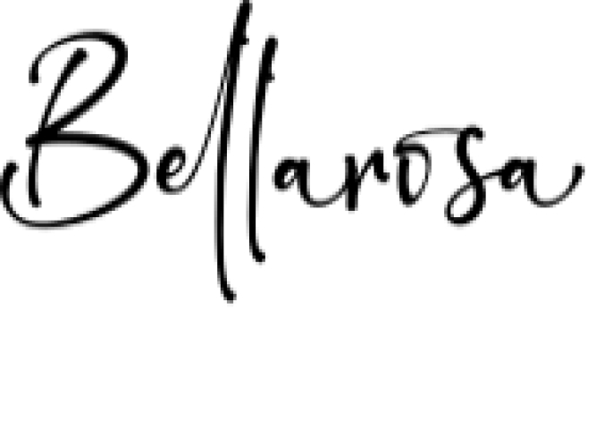 Bellarosa Font Preview