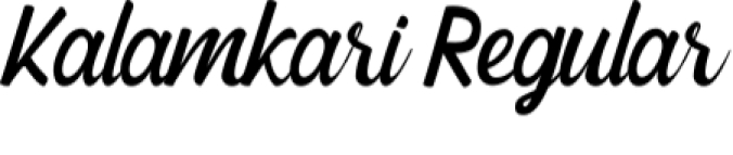 Kalamkari Font Preview
