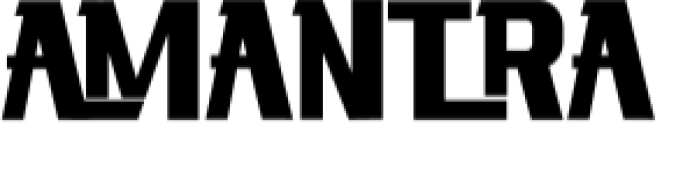 Amantra Font Preview