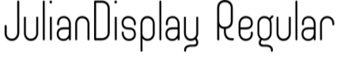 Julian Pro Font Preview