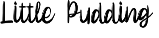 Little Pudding Font Preview