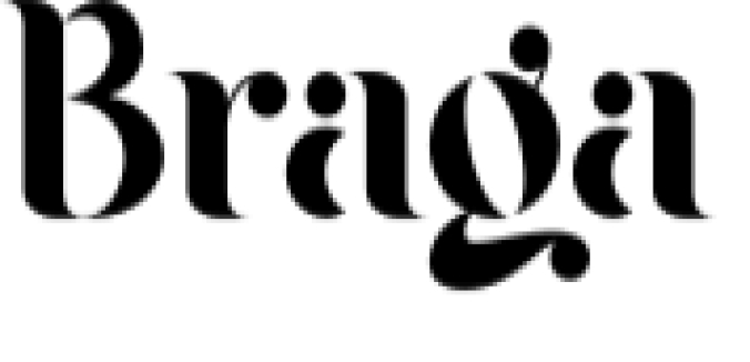 Braga Font Preview
