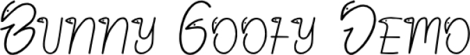Bunny Goofy Font Preview