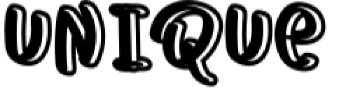 Unique Font Preview