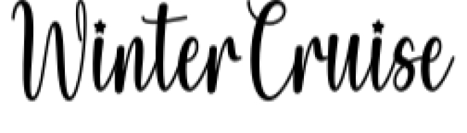 Winter Cruise Font Preview