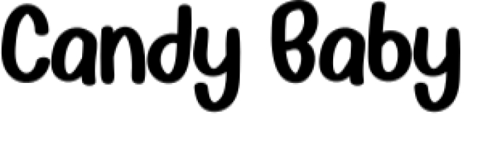 Candy Baby Font Preview
