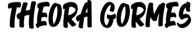 Theora Gormes Font Preview