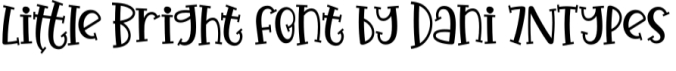 Little Bright Font Preview