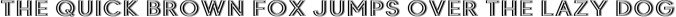 Empty Spaces Font Preview