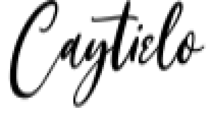 Caytielo Font Preview
