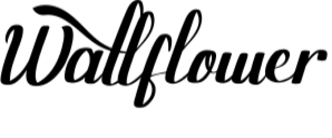 Wallflower Font Preview