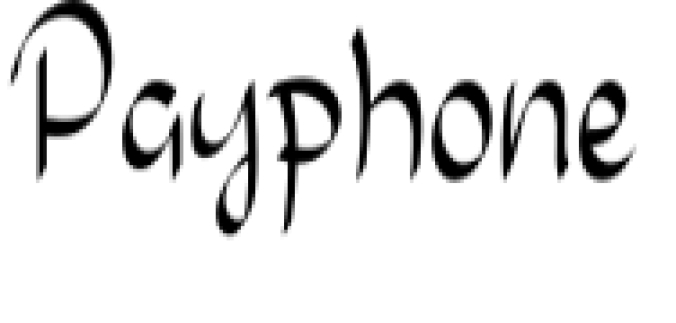Payphone Font Preview