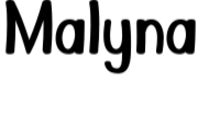 Malyna Font Preview