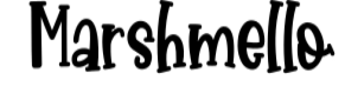 Marshmello Font Preview