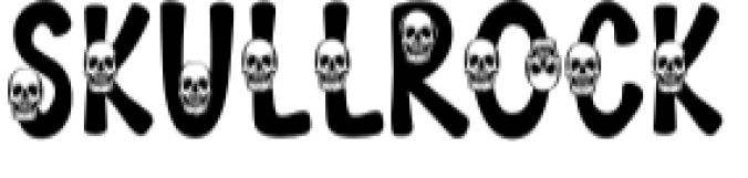 Skull Rock Font Preview