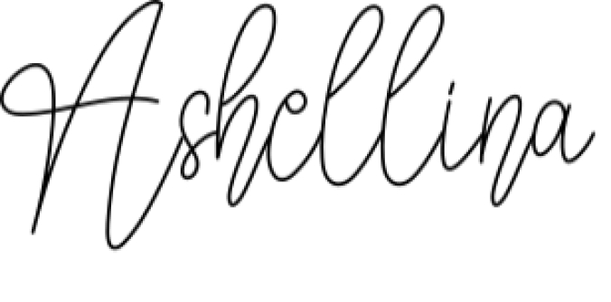 Ashellina Font Preview