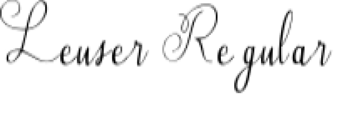 Leuser Font Preview