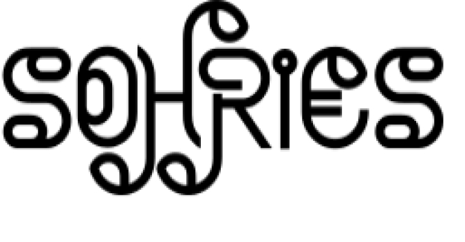 Sohries Font Preview