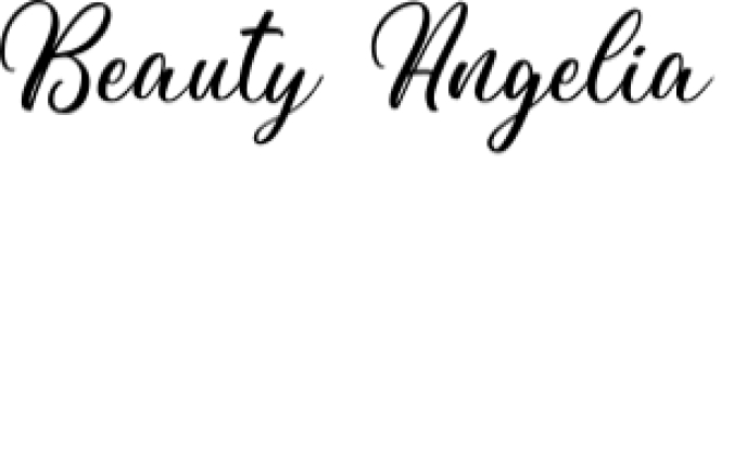 Beauty Angelia Font Preview
