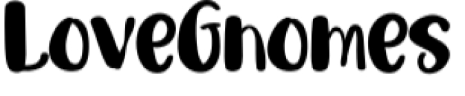 Love Gnomes Font Preview